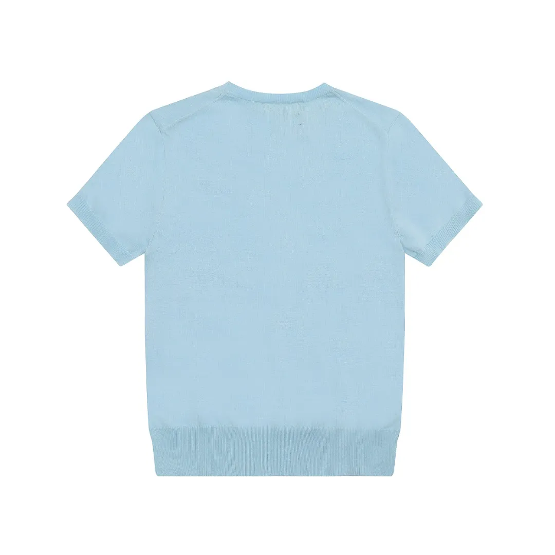 🅿️156 "Top quality" Style number: DS008# (not off the shelves all year round) [Ralph Lauren round neck solid color pony embroidered logo knitted short sleeves] ✅Ralph Lauren classic basic versatile knitted short sleeves for all seasons ✅Main supplier platform live broadcast Wholesale entity Replenish if out of stock Not off the shelf ✅ZP quality 1:1 version Scan the code to enter the GF website Counter quality ✅Detailed quality is the only one in Guangzhou Imported quality cotton yarn, focusing on high-end, cost-effective, good quality needless to say ✅The version is restored to the original version, loose, comfortable and stress-free, simple is high-end, classic is timeless ✅The upper body is simple and easy to match, a must-have for goddess ootd. Good-looking clothes are never picky. A must-have in the goddess' wardrobe. Size: S-XL Color: Army green, off-white, black, light pink, khaki, navy, light blue, mint green